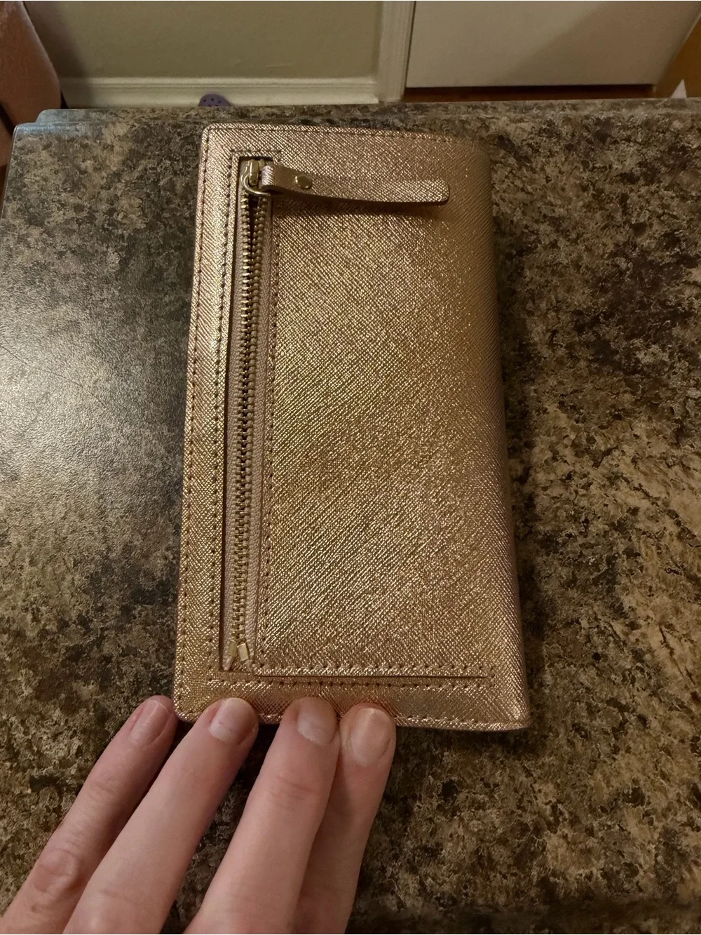 Kate Spade Slim Wallet/Card Holder-Rose Gold